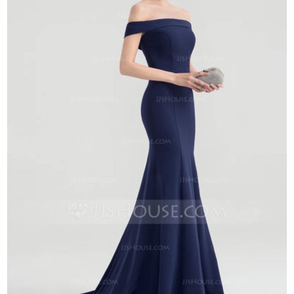 Mermaid Off the Shoulder Evening Dress